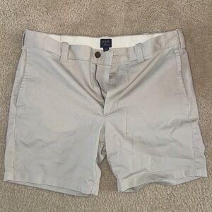 J. Crew Men's Tan Flat Front Shorts